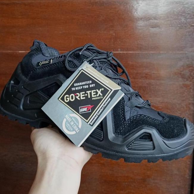 Sepatu Lowa Tactical / Sepatu Lowa China / Sepatu Lowa 4 Inch - Hitam