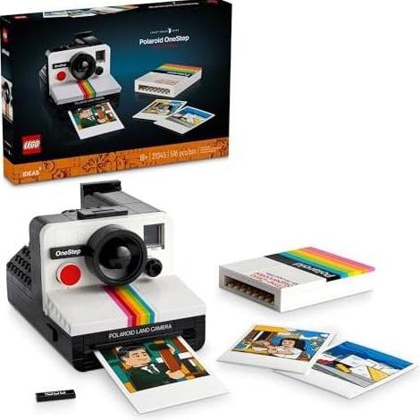 Ideas Polaroid OneStep SX-70 Building Set for Adults - Vintage Polaroid Model DIY
