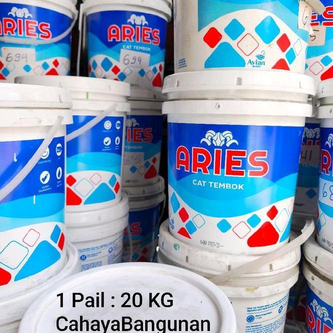 Avian Aries Avitex Cat Tembok Plafon Triplek Warna Pail Pel 20Kg White Putih Bersih Untuk Interior E