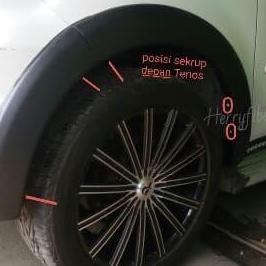 Over Fender Terios Model Original Untuk Tahun 2011-2014
