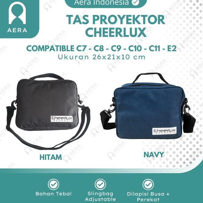 RACERPO Tas Proyektor Cheerlux C7 - C8 - C9 - C10 - C11 - E2 Waterproof | Tas Slingbag Proyektor Che