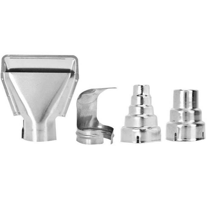 KASDIUM 4pcs Hot Air Heat Gun Blower Nozzle Stainless Hot Air Gun Accessories Tools Hot Air Angle No