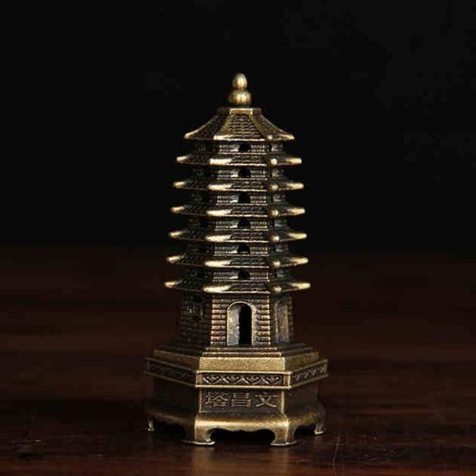 WINTURY Tempat Dupa Aesthetic Tempat Arang Dupa Tempat Bakar Dupa Tempat Dupa Mini Bentuk Menara Kun