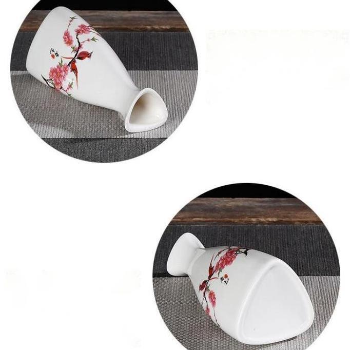 KASDIUM 7pcs/Set Chinese Teapot Set Japanese Soju Pot Keramik Teapot Set Teko Keramik Set Cangkir