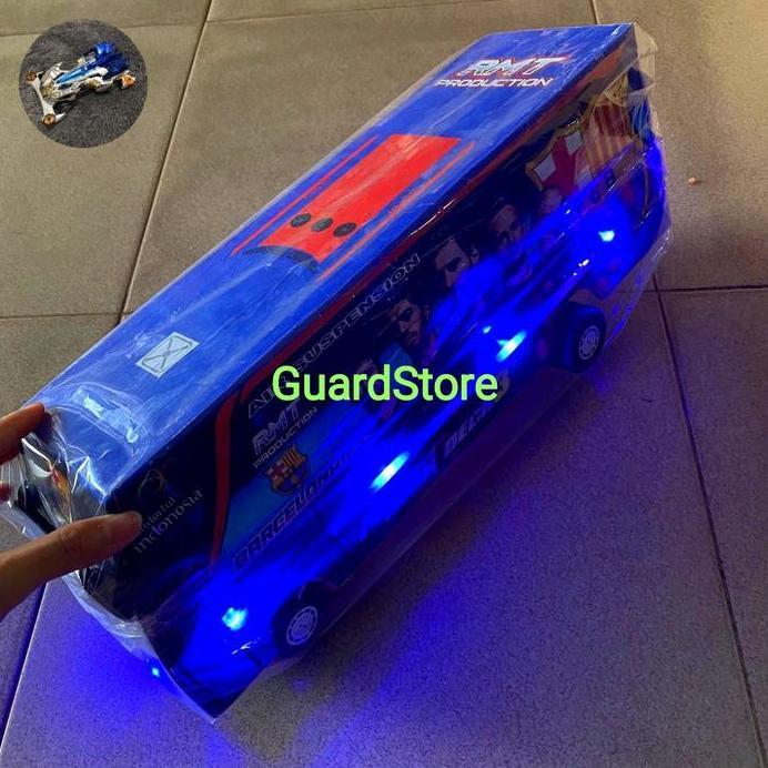 Mainan Anak Bus Oleng Kayu Lampu