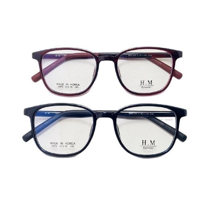 Frame Kacamata H.M 5876 51-18-145 elastis flexibel lentur