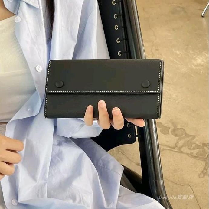 Dompet Panjang Kulit Polos Long Wallet Premium