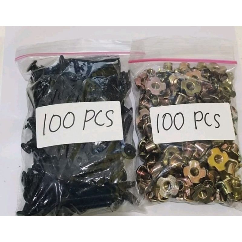 100 Pcs Baut Speaker+Mur Tanam Jcbc Baut Speaker Baut M6 Box Speaker