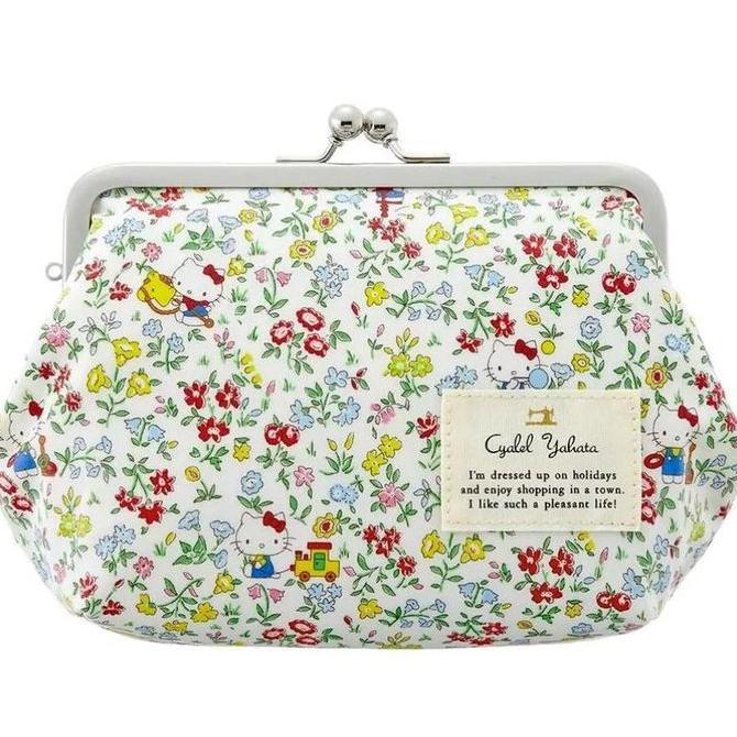 Sanrio Cyalel Yahata Gold Purse | Tas Gold Flower Sanrio Premium