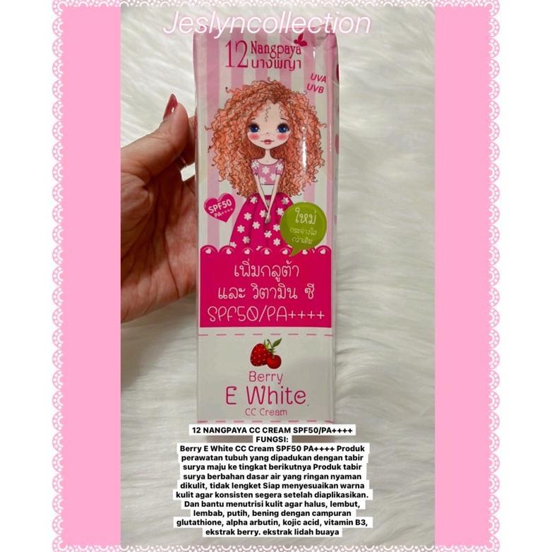 NEW 12 NANGPAYA CC CREAM  LOTION SPF50 PA+++ ORIGINAL THAILAND [terbaik][terlaris]