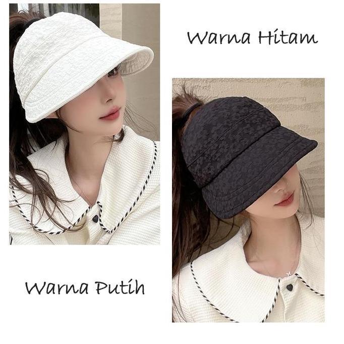 FXG - Topi Visor Lipat Wanita Style Korea Hat Casual Pelindung Sinar UV HAT19