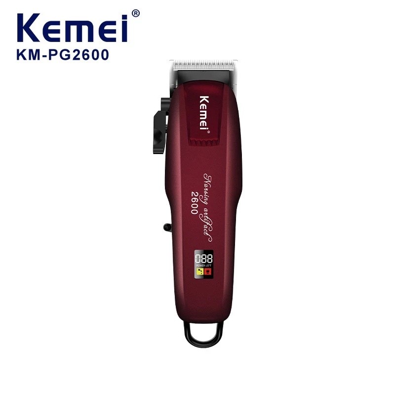 Kemei Alat Cukur Rambut Elektrik Mesin Cukur Rambut Tanpa Kabel Hair Clipper Km-Pg2600 / Kemei Km Pg