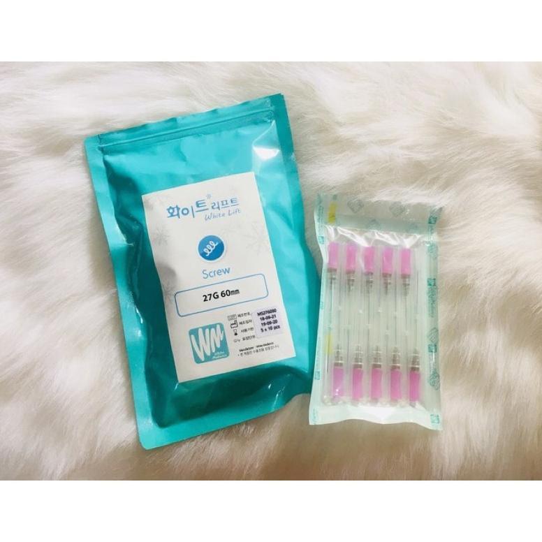 NEW TANAM BENANG SCREW PDO THREAD LIFT WHITE MEDIENCE KOREA isi 10  PDO THREADLIFT [terbaik][terlari