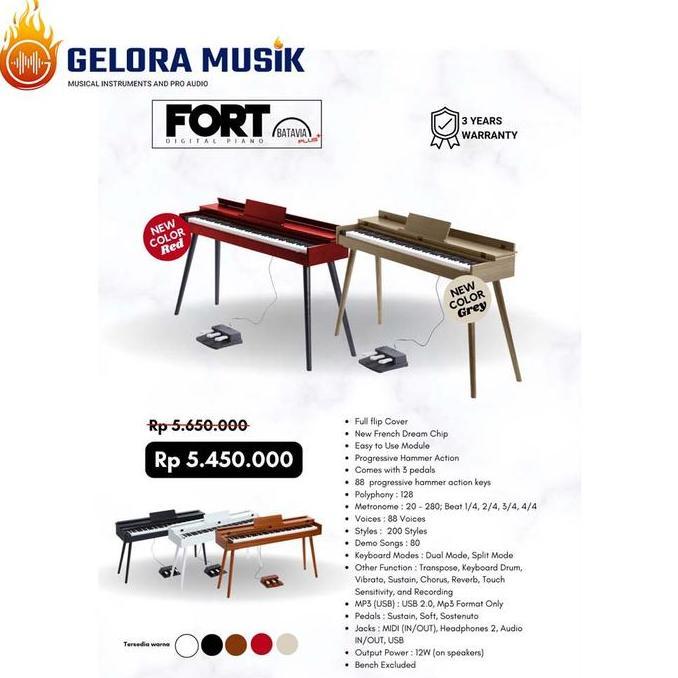 Digital Piano Fort Batavia Plus