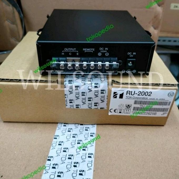 AMPLIFIER CONTROL UNIT TOA RU2002 RU 2002 ORIGINAL