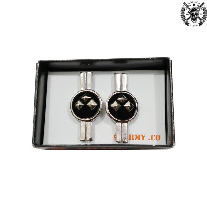 New  Pin Pangkat PNS Polri Golongan 2C kancing Kupu-Kupu