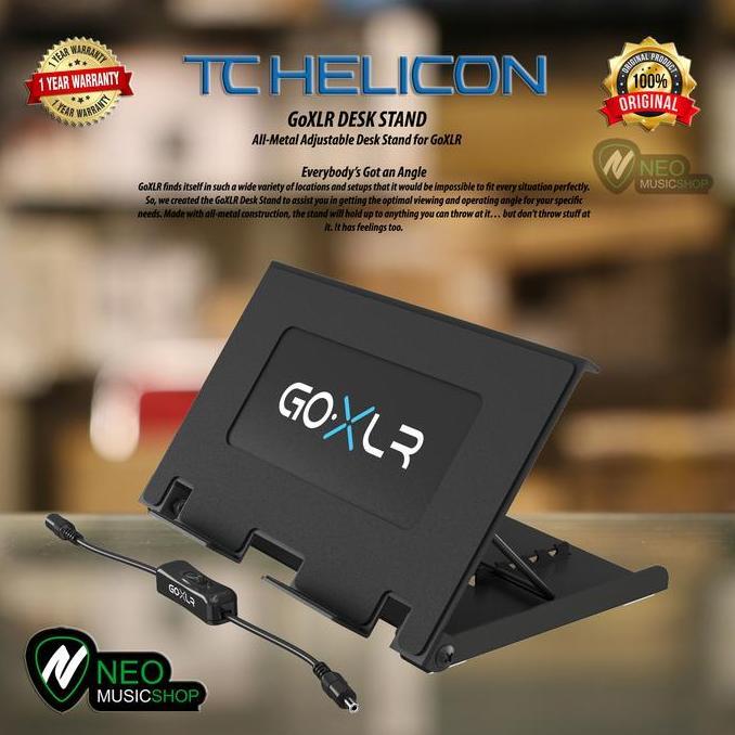 TC Helicon GoXLR DESK STAND All-Metal Adjustable Desk Stand