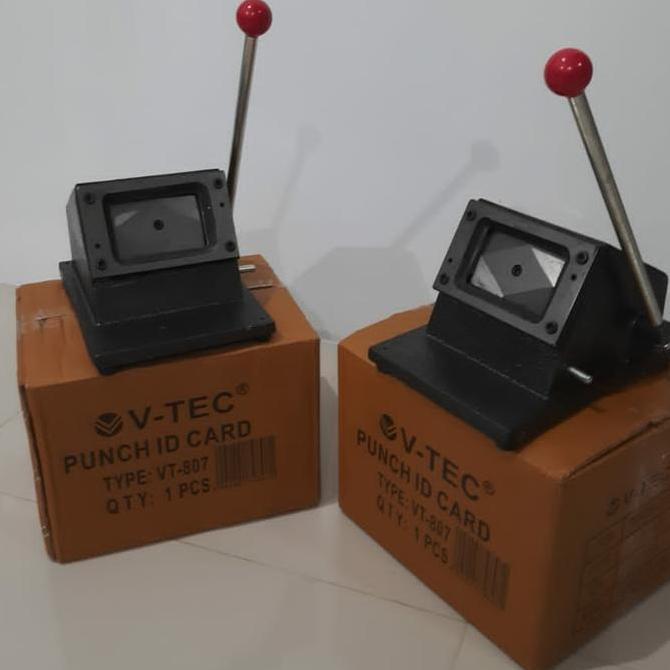 Mesin Plong Pemotong Pembolong Punch Id Card Name Card Pvc Cut Cutter