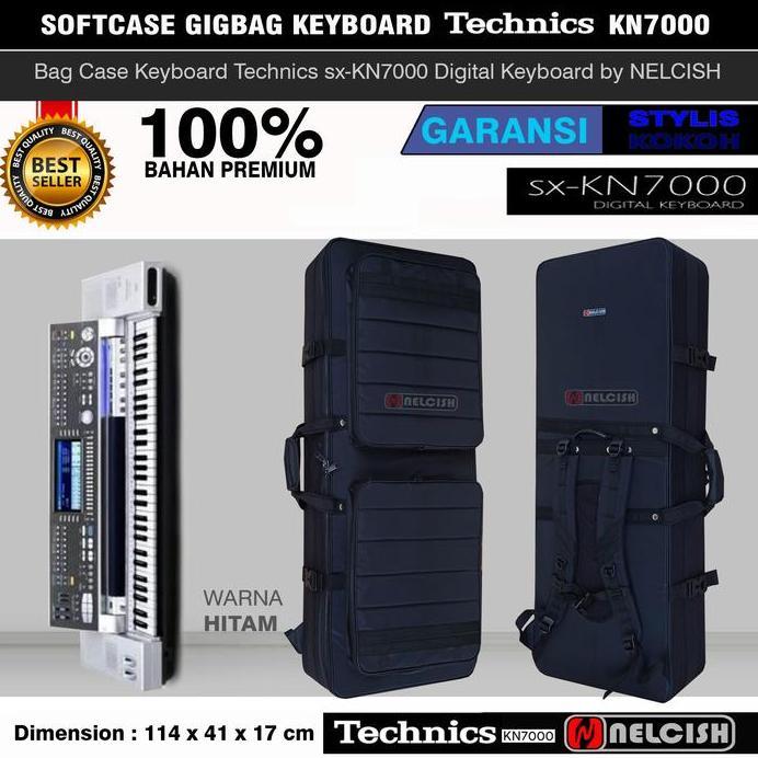 Ready  Softcase Tas Gigbag Keyboard Technics KN7000 Digital Keyboard Bag Case sx-KN 7000 by NELCISH
