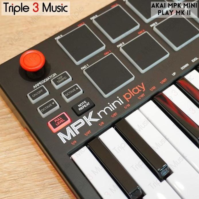 Ready  AKAI MPK MINI Play Portable Keyboard Midi Controller