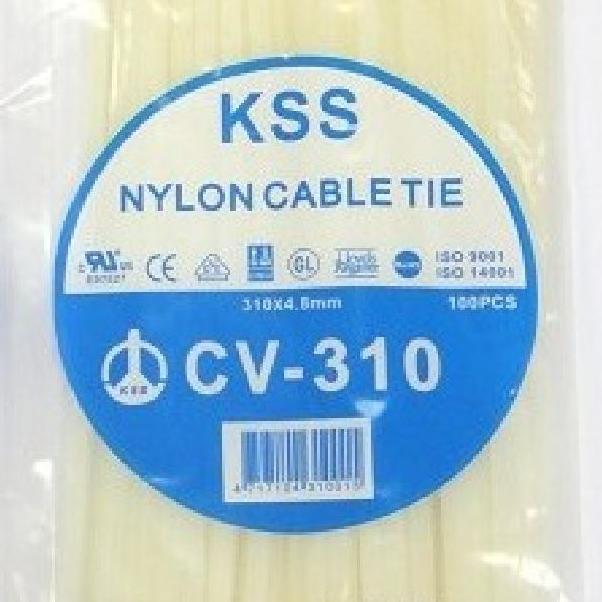 Cable Ties KSS CV 310 / Kabel Ties KSS CV310 (Hitam/Putih) 100 Pcs