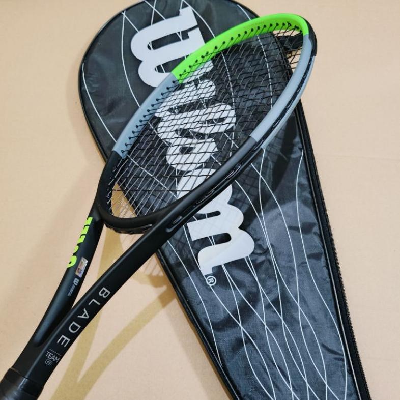 HOT DEALS RAKET TENIS WILSON BLADE TEAM V7.0 PREMIUM FULL SET TAS DAN GRIP