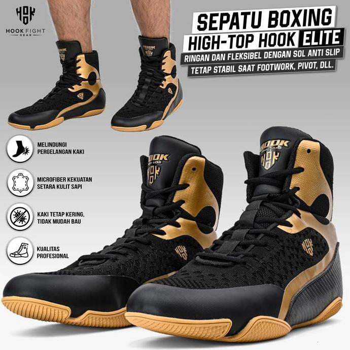 Sepatu Tinju Hook Profesional Boxing Shoes Sepatu Boxing