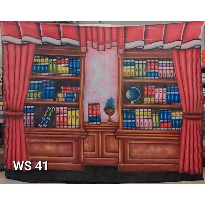 Ready  KAIN BACKGROUND WISUDA 2,5 x 3 METER / KAIN FOTO WISUDA