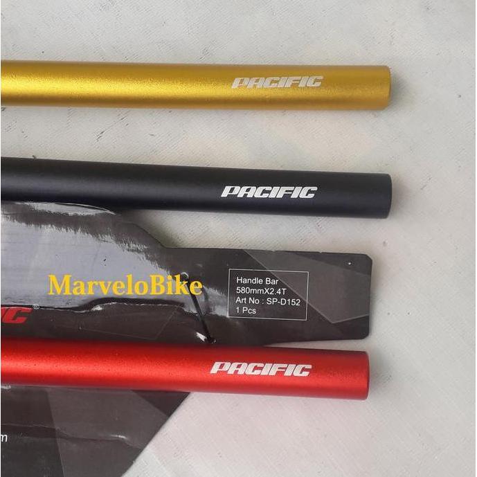 Ready HandleBar Flat Bar Pacific Stang Sepeda Lipat MTB Pacific 25.4mm Lurus