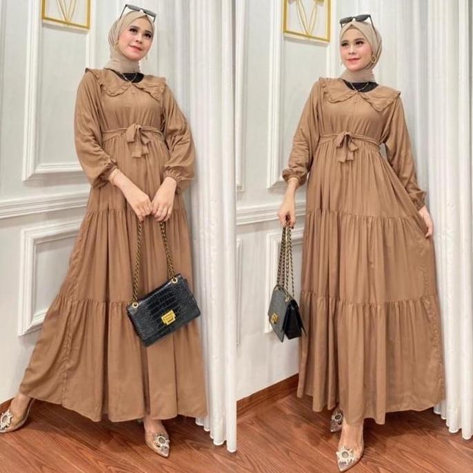 GAMIS NOORA JUMBO REMPEL SUSUN KATUN RAYON