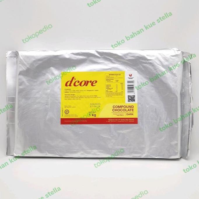 COKLAT D'CORE DCORE DARK COMPOUND 1 KG