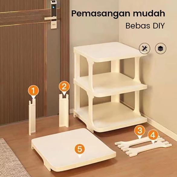 Sale Rak Sepatu Tempat Sandal  Rak Sandal Plastik Rak Plastik Serbaguna Multifungsi