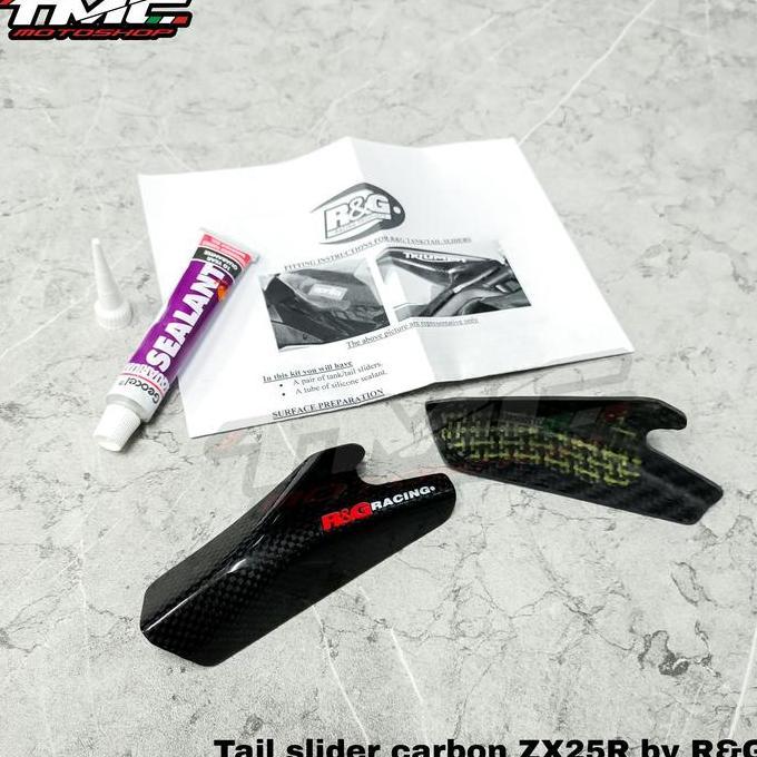 Tail slider carbon ZX25 ZX25R ZX25RR ZX4 ZX4RR by R&G RnG RG