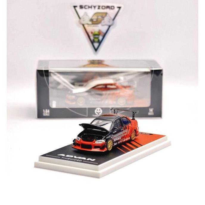 New  Time Micro Mitsubishi Lancer Evolution EVO IX ADVAN JDM Japan GT Wing Open Hood Limited Edition