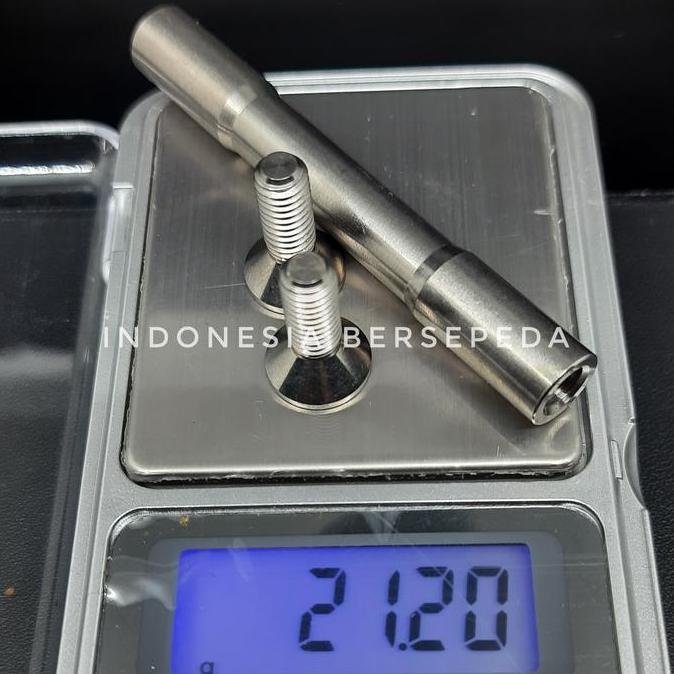 Ready Brompton Rear Triangle Titanium Hinge Spindle Bolt - Engsel dan Baut Titanium Triangle Belakan