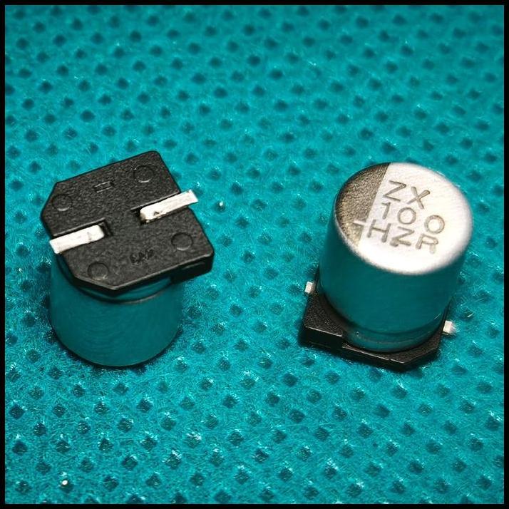 HOT DEAL SOLID KAPASITOR CAPASITOR ELKO ELCO SMD 50V 100UF 50V 100 UF 50 V 50VOLT 100UF HZA HLA 6X8 
