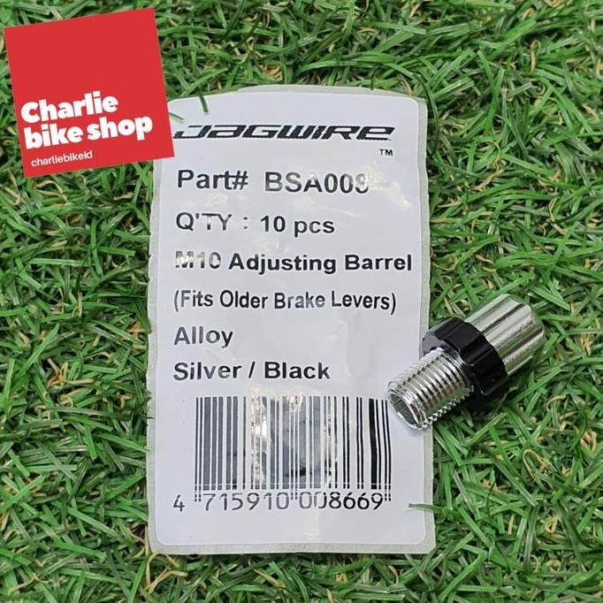 Ready JAGWIRE M10 Brake Lever Adjusting Barrel Alloy Silver Black BSA008