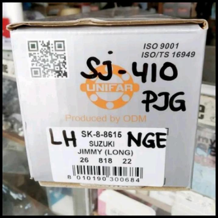 GRATIS ONGKIR AS RODA DEPAN PANJANG LH SUZUKI JIMNY KATANA SJ410 UNIFAR 