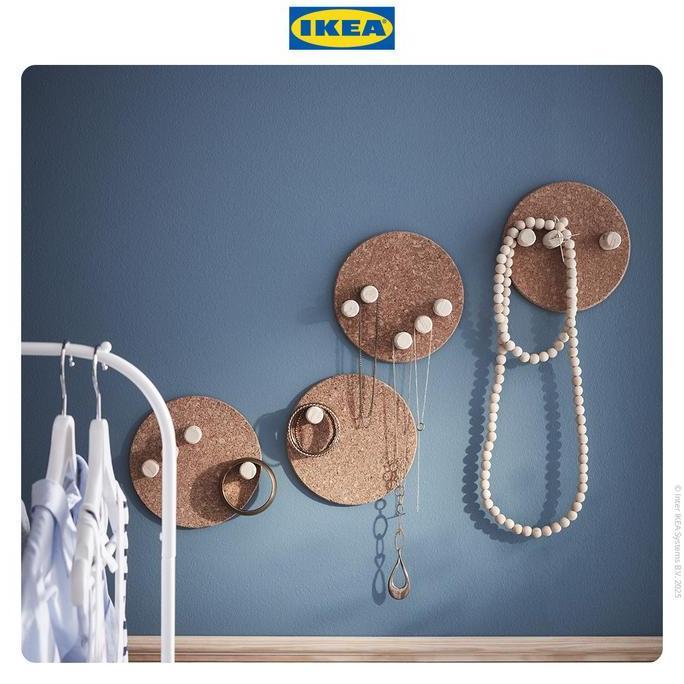 Cucinare- Ikea Heat Alas Tatakan Panci Bahan Gabus 19Cm Set Isi 3Pcs