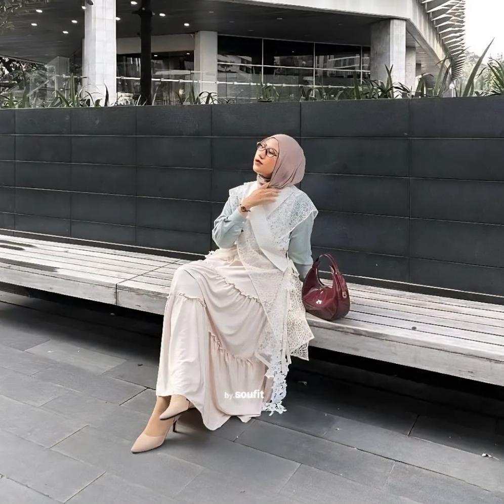 BIG SALE ROK SUSUN CANDA / ROK 3 SUSUN / ROK SUSUN MAXI SKIRT / ROK SUSUN 3 TINGKAT