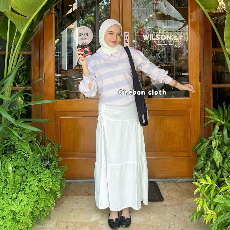 BIG PROMO KIYANA CIREBON CLOTH - AMIRA SKIRT / ROK AESTHETIC / KOREAN SKIRT / ROK SERUT