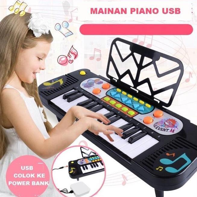 Mainan Anak Edukasi Belajar Main Musik Piano Sekolah Dital Music