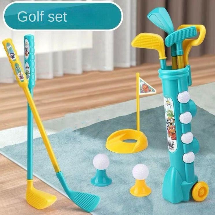 WU - Mainan Anak Golf Play Set - Mainan Stik Golf Anak Olahraga