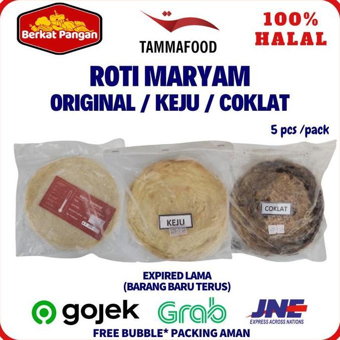 Xfood- Roti Maryam / Roti Cane / Roti Canai Frozen Original Keju Coklat