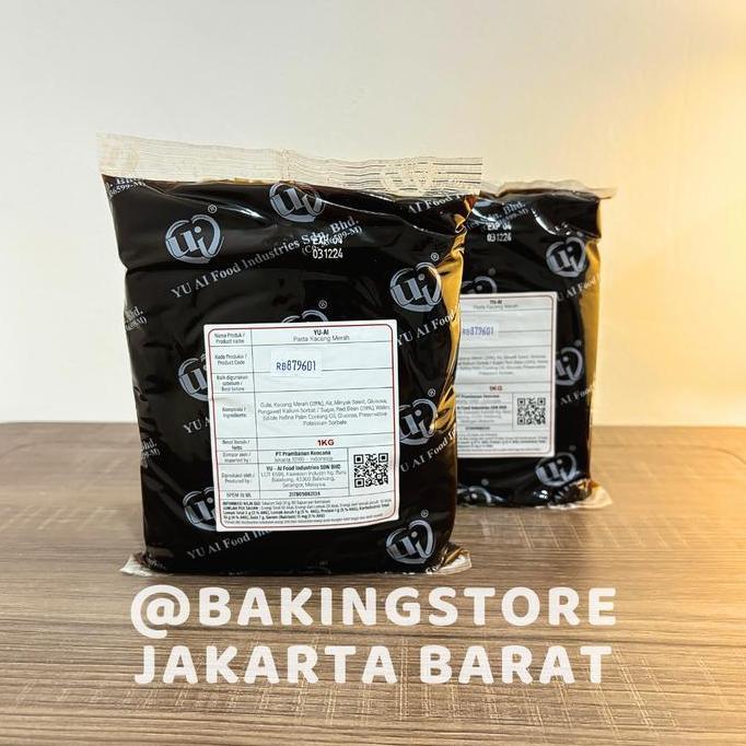 Xfood- Yu Ai Red Bean Paste | Pasta Kacang Merah 1 Kg Yu-Ai