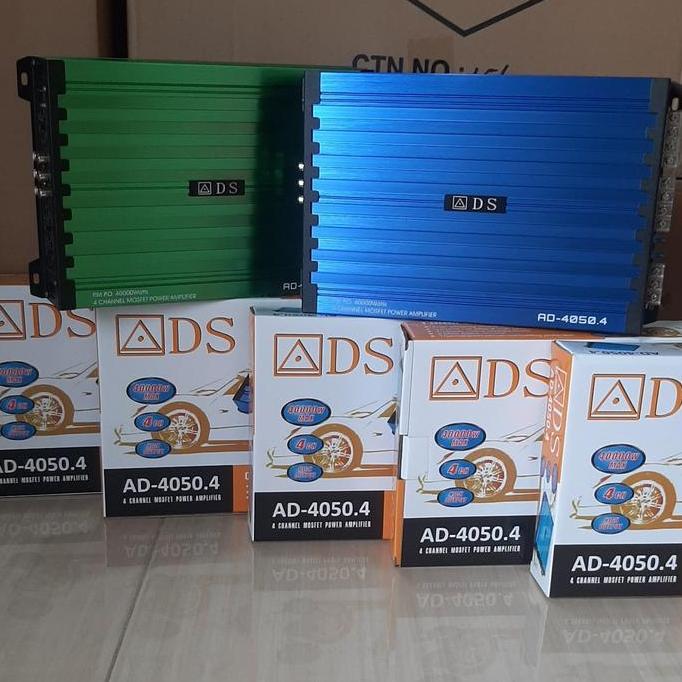 TERMURAH - POWER ADS 4050.4 POWER ADS 405.4 AMPLIFIER MOBIL 4 CHANNEL ADS