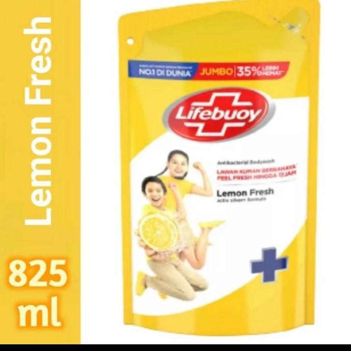 Fupp- Lifebuoy Sabun Mandi Cair Refill 900Ml - Total 10 / M.Care / Lemon Fresh / Charcoal / Mineral 