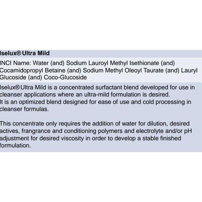 Fupp- Iselux Ultra Mild 50 Ml / Surfactant / Liquid