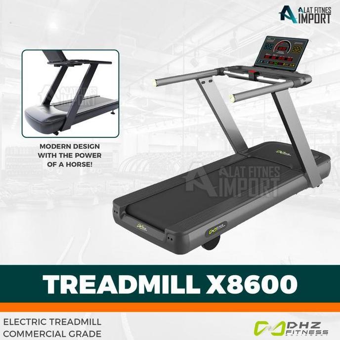 DHZ Fitness Treadmill Electric X8600 Treadmill Listrik Auto Incline