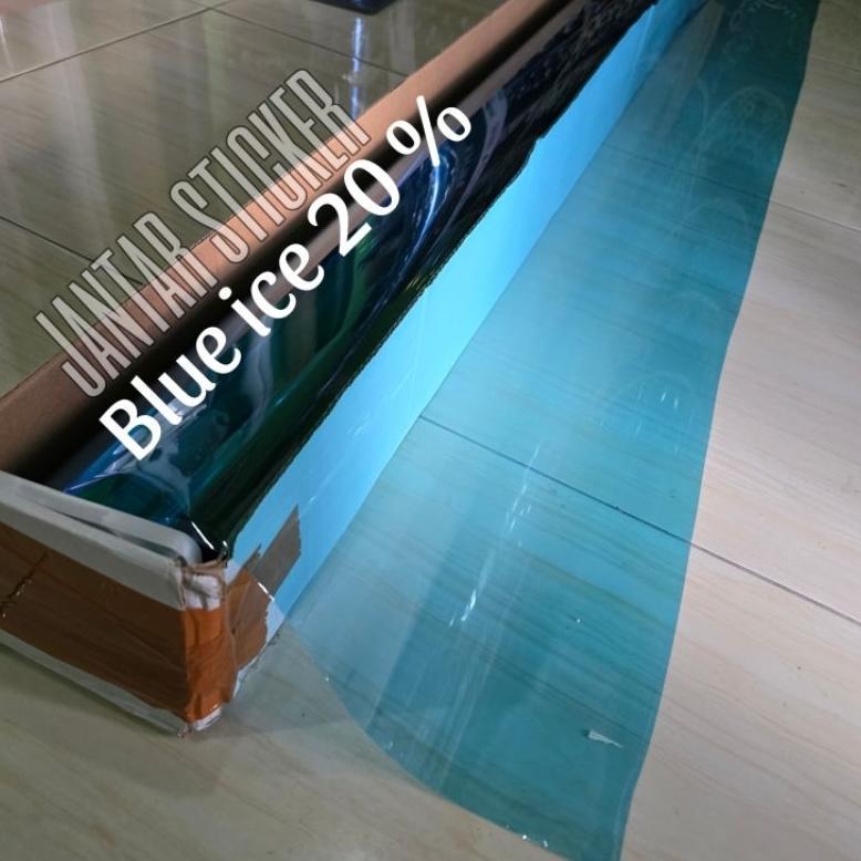 BEST SALE Sticker kacafilm riben blue ice 20% dan 60% lebar 150 cm bisa untuk semua jenis mobil kaca